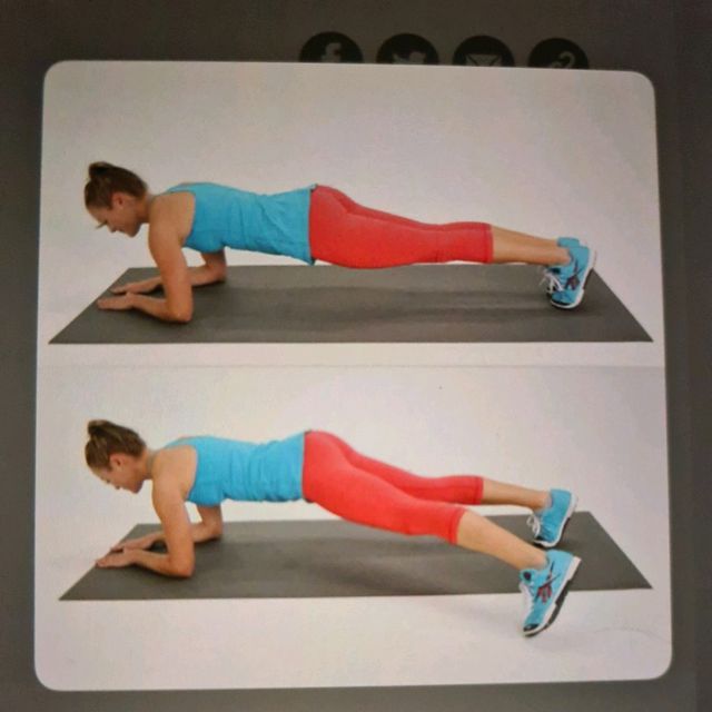 Plank Jack Exercise Howto Workout Trainer by Skimble