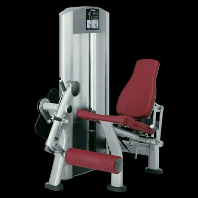 Leg Extension Machine Exercise Howto Workout Trainer by Skimble