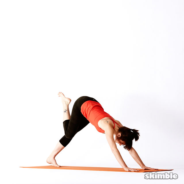 Right Knee To Chest Exercise How to Workout Trainer By Skimble