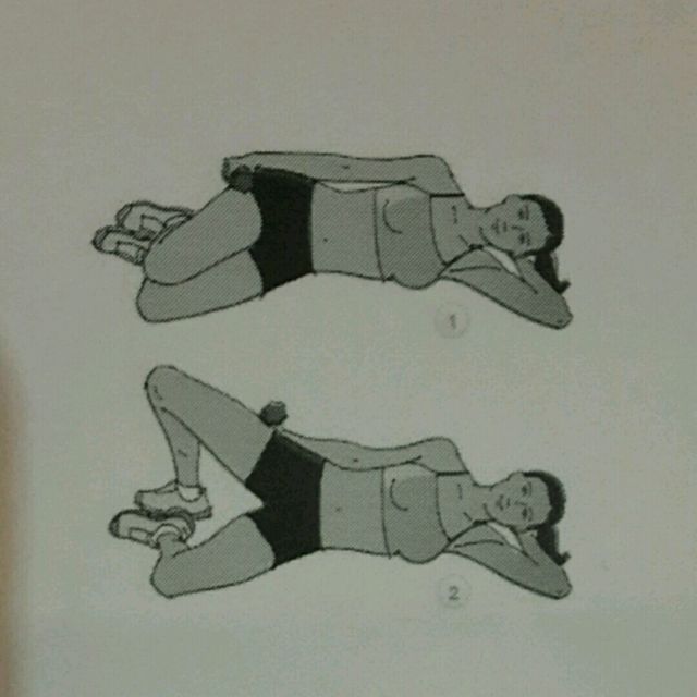 Clams Left Exercise Howto Workout Trainer by Skimble