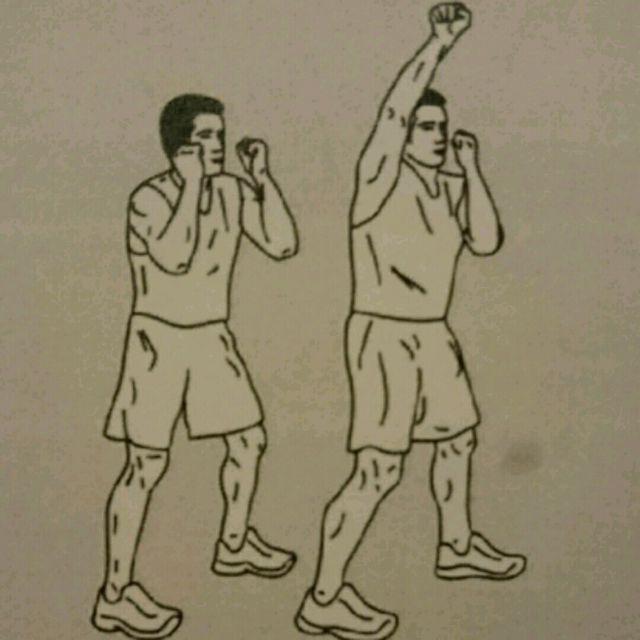 Overhead Punches Exercise Howto Workout Trainer by Skimble
