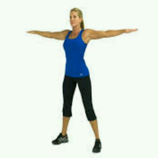 Shoulder Circles Exercise Howto Workout Trainer by Skimble