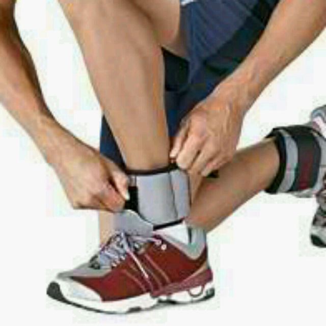 Ankle Weights On Exercise Howto Workout Trainer by Skimble