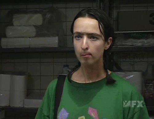 Caption: Thesy Surface as Margaret McPoyle on the FX sitcom "It's Always Sunny in Philadelphia", Credit: FX network