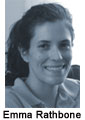 Caption: Emma Rathbone