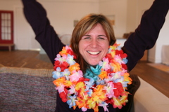 Caption: Katie West smiles to change the world. , Credit: Avery Moore