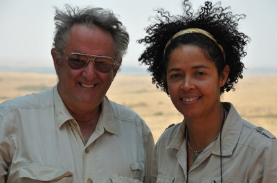Caption: Stuart Pimm and Paula Kahumbu
