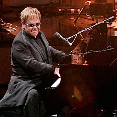 Caption: Elton John performs at the Beacon Theatre. , Credit: Slaven Vlasic/Getty Images North America
