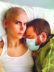 Caption: Adam Warner and Meghan Baker, Credit: Meghan Baker
