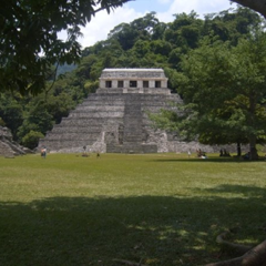 Caption: Zona arqueologica Maya. Palenque, Chiapas - Mexico