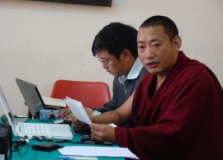 Caption: Venerable Lobsang Monlam, computer genius monk, Credit: www.lobsangmonlam.org