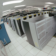 Caption: A supercomputer, Credit: NASA