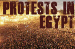 Caption: Protests in Egypt, Credit: Common Language Project