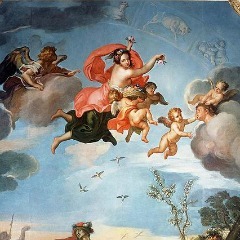Caption: detail from Allegory of Spring by Jerzy Siemiginowski-Eleuter (1660–1711).