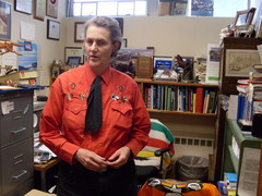 Caption: Temple Grandin in her office of 21 years at Colorado State University, Credit: Grace Hood