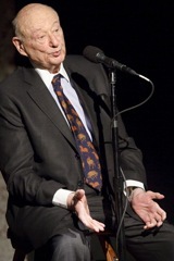 Caption: Former NYC Mayor Ed Koch, Credit: Sarah Stacke