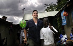Caption: Rye Barcott In Kibera
