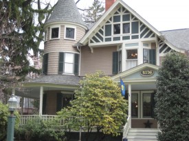 Caption: A man who helped bring on the digital age used to live in this house in Garrett Park, Md., Credit: Rebecca Sheir