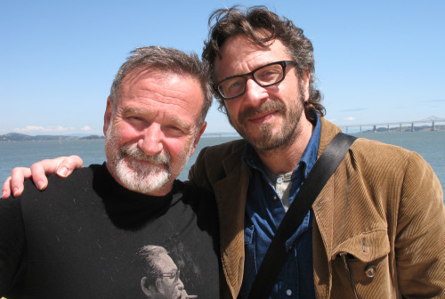 Caption: Robin Williams & Marc Maron