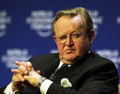 Caption: Martti Ahtisaari, Credit: World Economic Forum