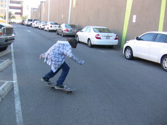 Caption: Joseph hits the street, Credit: Kyle Wilford