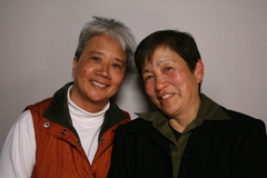 Caption: Trinity Ordona and Desiree Thompson