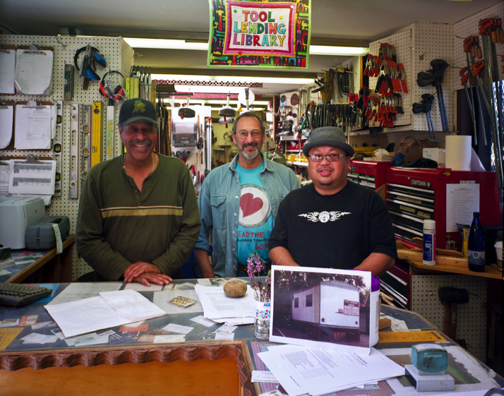 Caption: Local photographer Robert Dawson is capturing libraries across the nation on film, including the Berkeley Tool Lending Library