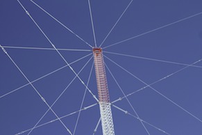 Caption: Coast Guard tower, Baudette, MN, Credit: long haul productions