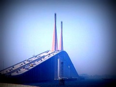 Caption: Skyway Bridge