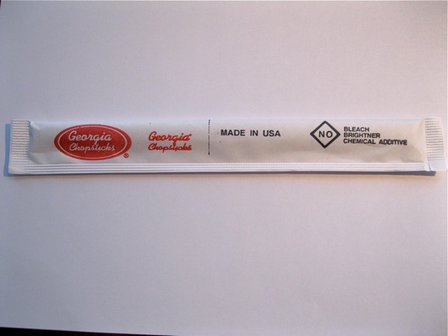 Caption: Chopsticks: Made in Georgia