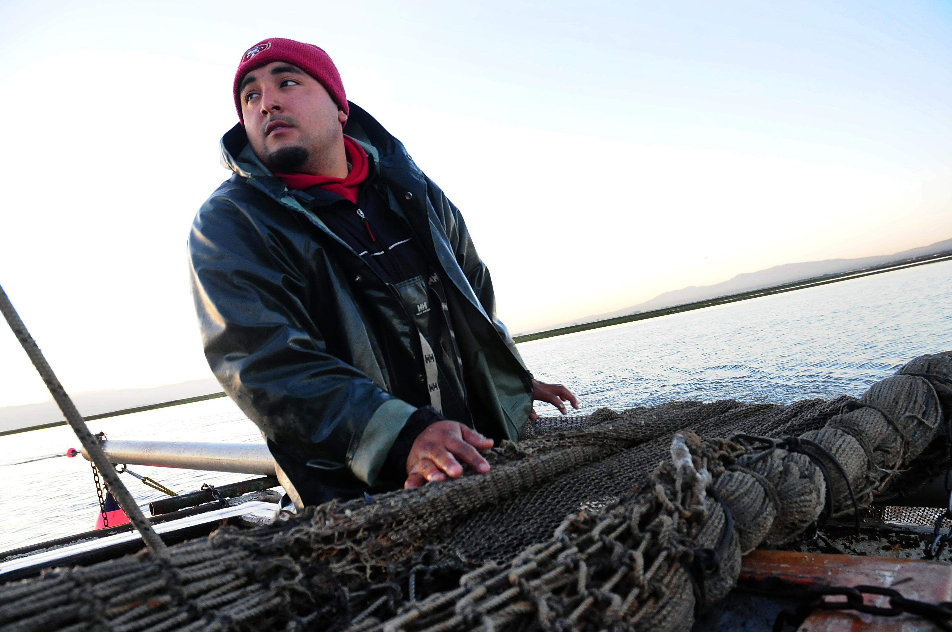 Caption: Chuey Cazares and his family live in the tiny coastal town of Alviso at the southern tip of the San Francisco Bay, Credit: Jan Sturmann