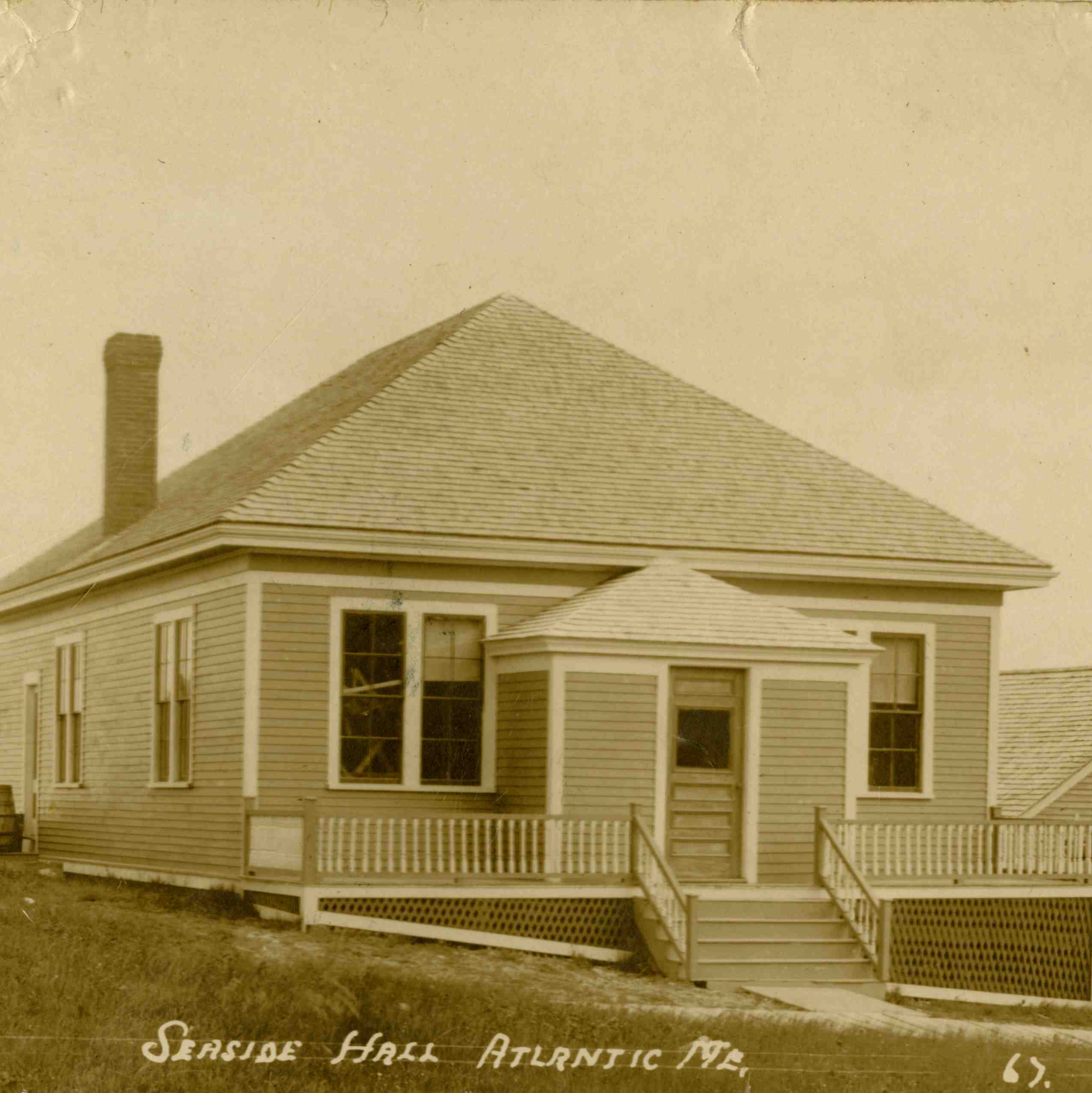 Caption: Sea Side Hall, Swan's Island, Maine, Credit: Swan's Island Memory Project