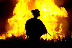 Caption: U.S. soldier at Tahwilla, Iraq in 2008., Credit: U.S. Army