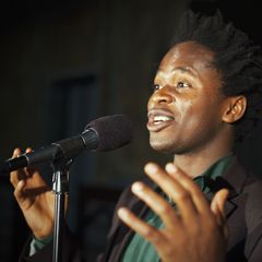 Caption: Ishmael Beah, Credit: Sarah Stacke
