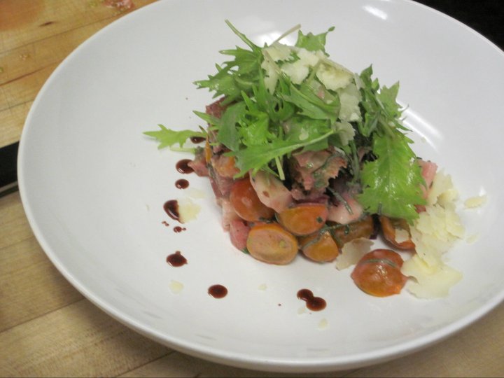 Caption: A dish made with food grown near Louisville, Kentucky, Credit: Dalton Main