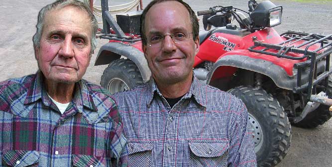 Caption: Russell and Eric Zacharison