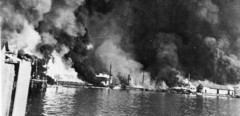 Caption: Philippines bombed by the Imperial Japanese
