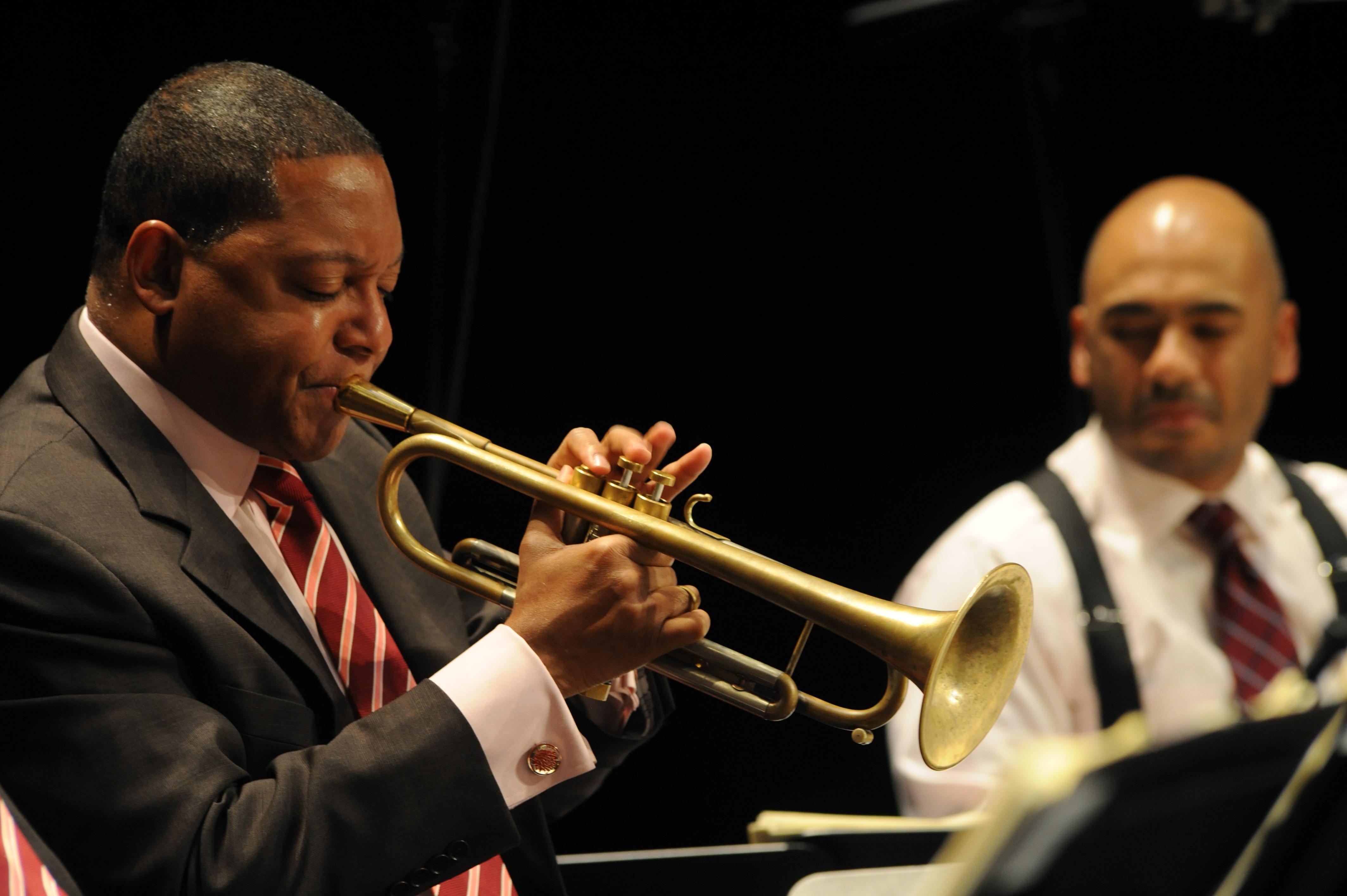 Caption: Wynton Marsalis
