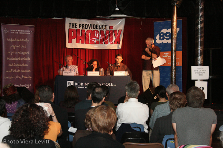 Caption: A scene from our first panel of our 2011 season!, Credit: Viera Levitt