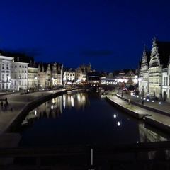 Caption: Canal Bridge at night, Credit: Walter Murch
