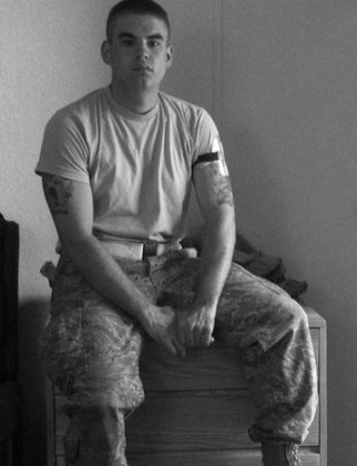 Caption: James Sheridan - F-16 Crew Chief for the United States Air Force 