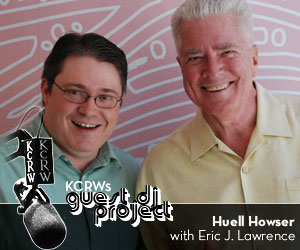 Caption: Eric J. Lawrence with Huell Howser