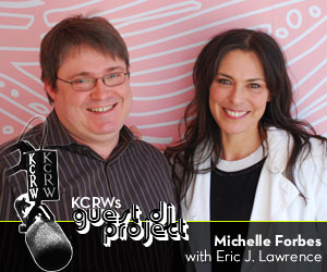 Caption: Eric J. Lawrence with Michelle Forbes
