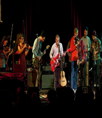 Caption: Eclectic Indie Band Typhoon, Credit: Jennie Baker for Live Wire!