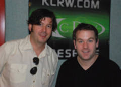Caption: Dan Wilcox with Mike Birbiglia