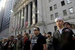 Caption: Veterans Join Occupy Wall Street, Credit: Iraq Veterans Against War