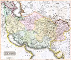 Caption: 1814 Thomson Map of Persia