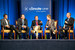 Caption: Jason Mark, Editor, Earth Island Journal  Alex Pourbaix, President of Energy and Oil Pipelines, TransCanada  Carl Pope, Chairman, Sierra Club  Cassie Doyle, Consul General, Canada, former Canadian Deputy Minister of Natural Resources, Credit: Ed Ritger, Photographer