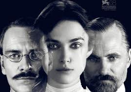 Caption: Michael Fassbender, Keira Knightley, Viggo Morgensen in 'A Dangerous Method'