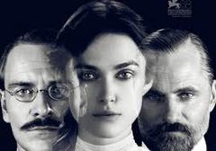 Caption: Michael Fassbender, Keira Knightley, Viggo Morgensen in 'A Dangerous Method'